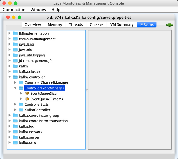 Partition in jconsole