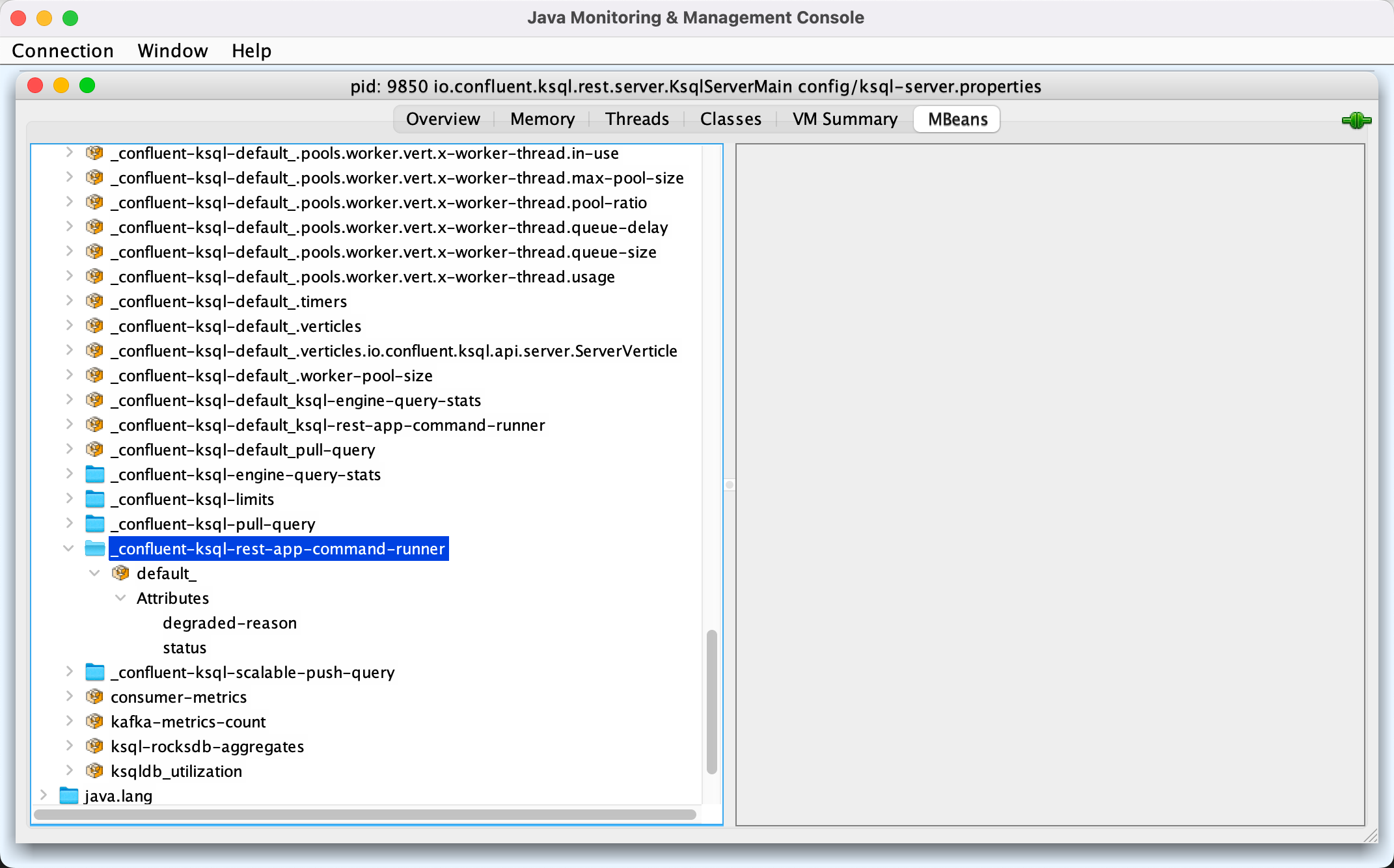 CommandRunnerMetrics in jconsole